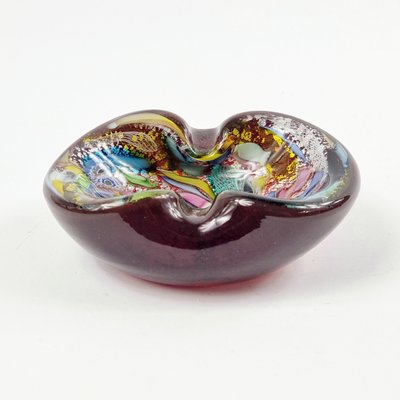 Murano Glass Ashtray Tutti Frutti attributed to Dino Martens for Aureliano Toso, Italy, 1950s-BMM-1724014