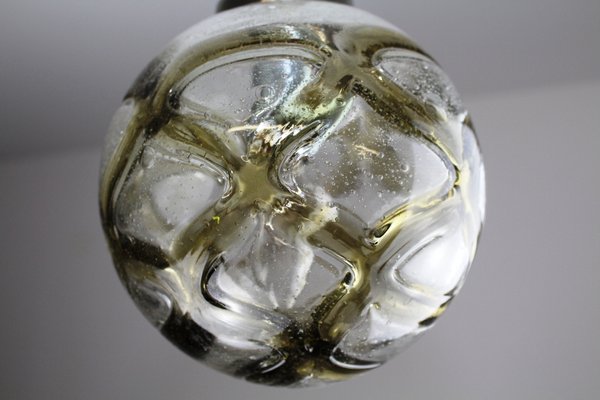 Murano Glass Ball Ceiling Lamp, 1960s-ZWH-646527