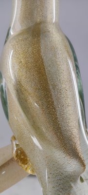 Murano Glass Bird Figurine by Livio Seguso for Salviati Furnace, 1980s-INI-1797524