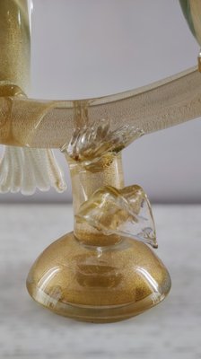 Murano Glass Bird Figurine by Livio Seguso for Salviati Furnace, 1980s-INI-1797524