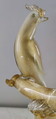 Murano Glass Bird Figurine by Livio Seguso for Salviati Furnace, 1980s-INI-1797524