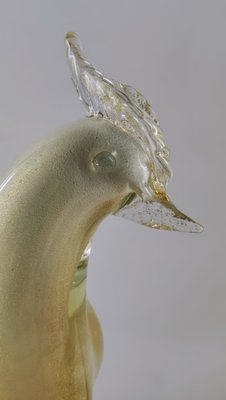 Murano Glass Bird Figurine by Livio Seguso for Salviati Furnace, 1980s-INI-1797524