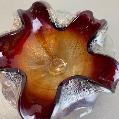 Murano Glass Bowl or Ashtray by Barovier and Toso, Italy, 1970s-QZ-1146314