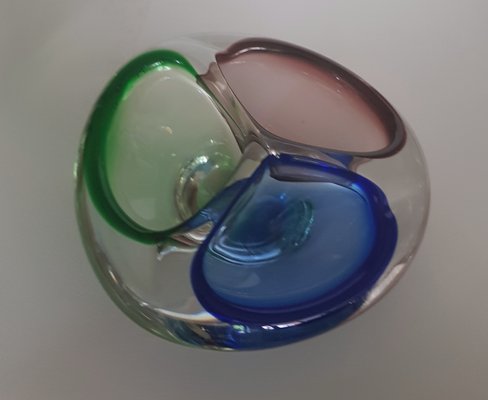 Murano Glass Bowl with 3 Openings, 1960s-QDP-674440