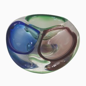 Murano Glass Bowl with 3 Openings, 1960s-QDP-674440