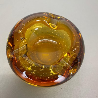 Murano Glass Bubble Structure Bowls or Ashtrays, Italy, 1970s, Set of 2-QZ-1448589