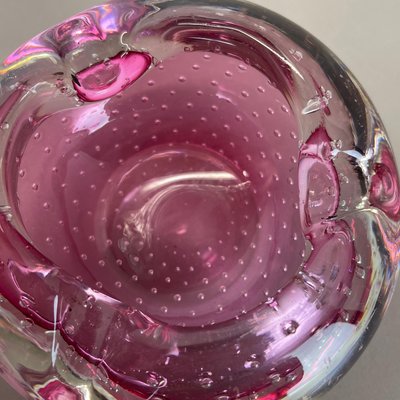 Murano Glass Bubble Structure Bowls or Ashtrays, Italy, 1970s, Set of 2-QZ-1448589