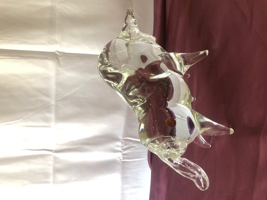 Murano Glass Bull, 1990s-DUA-2040280