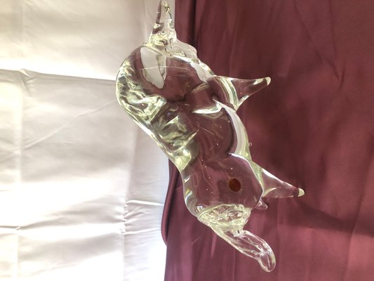 Murano Glass Bull, 1990s-DUA-2040280