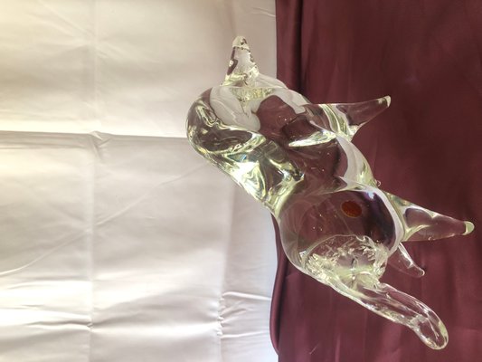 Murano Glass Bull, 1990s-DUA-2040280