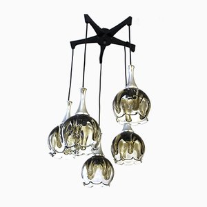 Murano Glass Cascading Chandelier, 1960s-ZWH-575347