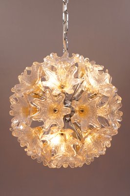 Murano Glass Ceiling Lamp by Toni Zuccheri for VeArt, 1960s-KIJ-875576