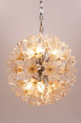 Murano Glass Ceiling Lamp by Toni Zuccheri for VeArt, 1960s-KIJ-875576