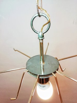 Murano Glass Ceiling Lamp from Mazzega, 1970s-RGF-581360