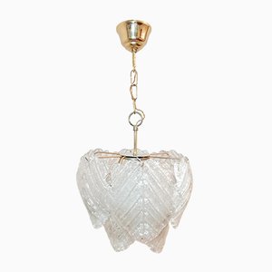 Murano Glass Ceiling Lamp from Mazzega, 1970s-RGF-581360