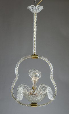 Murano Glass Ceiling Light, Italy, 1950s-RAQ-1398735