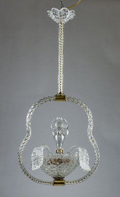 Murano Glass Ceiling Light, Italy, 1950s-RAQ-1398735