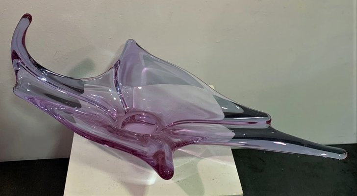 Murano Glass Centerpiece Bowl, 1950s-IKW-805799