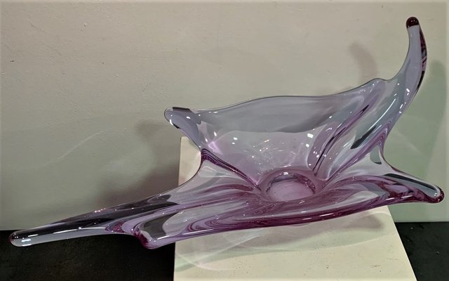 Murano Glass Centerpiece Bowl, 1950s-IKW-805799