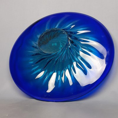 Murano Glass Centerpiece in Blue Light, 1970s-PWG-2035332