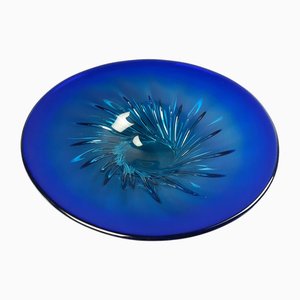 Murano Glass Centerpiece in Blue Light, 1970s-PWG-2035332