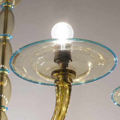 Murano Glass Chandelier, 1940s-ELZ-1747155