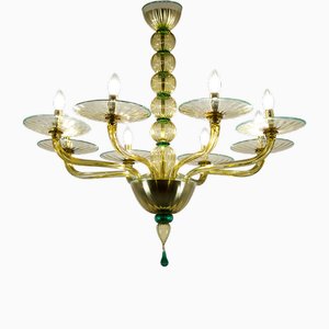 Murano Glass Chandelier, 1940s-ELZ-1747152