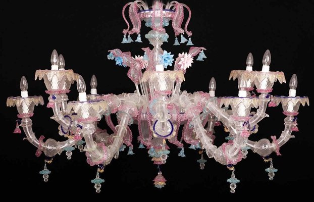 Murano Glass Chandelier, 1990s-MBH-1032667