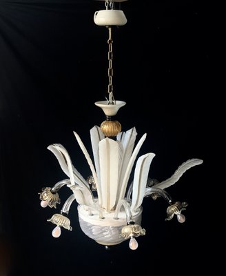 Murano Glass Chandelier attributed to Gianni Seguso, Italy, 1960s-XQC-1453770