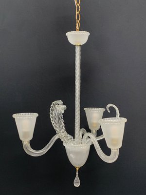 Murano Glass Chandelier by Barovier, 1950s-XQC-1734240