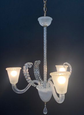 Murano Glass Chandelier by Barovier, 1950s-XQC-1734240