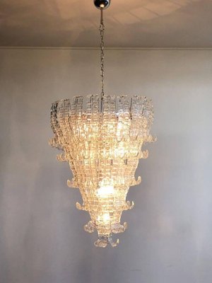 Murano Glass Chandelier by Barovier & Toso, Italy, 1970s-MBH-1032147