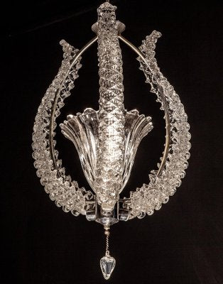 Murano Glass Chandelier by Ercole Barovier, 1940s-MBH-1032104