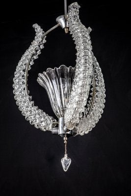 Murano Glass Chandelier by Ercole Barovier, 1940s-MBH-1032104