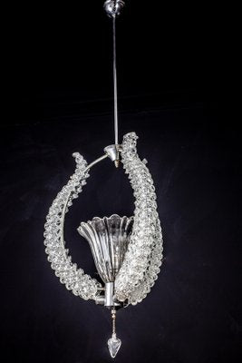 Murano Glass Chandelier by Ercole Barovier, 1940s-MBH-1032104