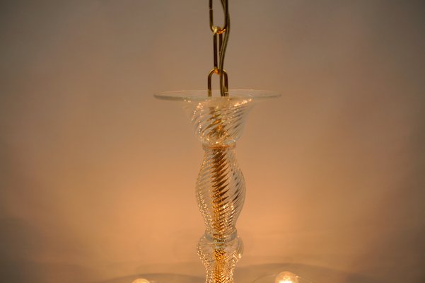 Murano Glass Chandelier from Barovier & Toso, Italy, 1990s-KQB-1802369