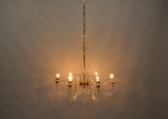 Murano Glass Chandelier from Barovier & Toso, Italy, 1990s-KQB-1802369