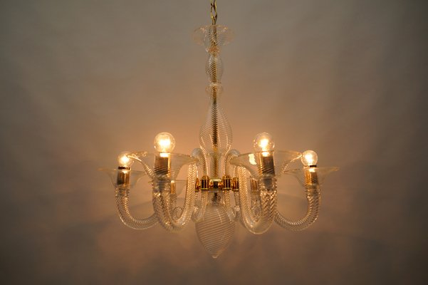 Murano Glass Chandelier from Barovier & Toso, Italy, 1990s-KQB-1802369