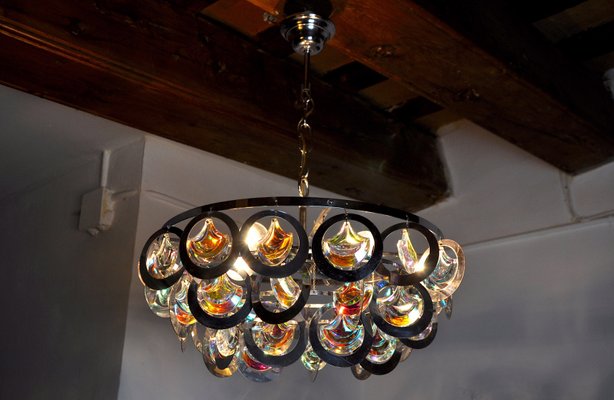 Murano Glass Chandelier from Sciolari, Italy, 1970-EJE-1174583