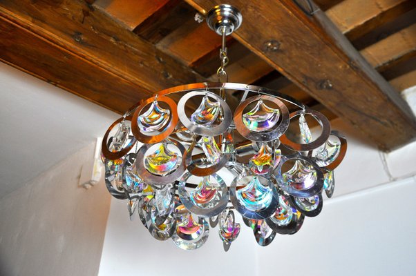 Murano Glass Chandelier from Sciolari, Italy, 1970-EJE-1174583