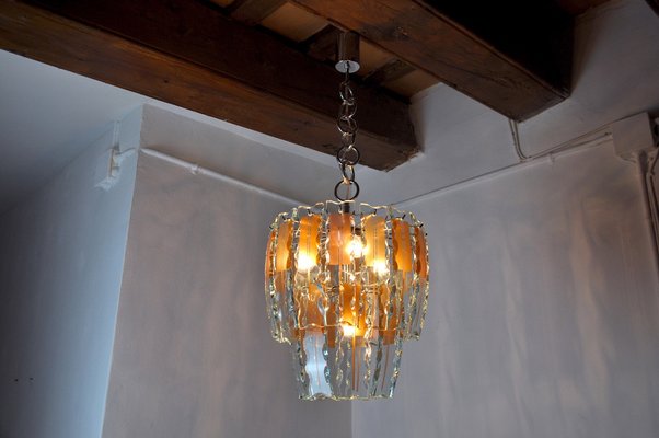 Murano Glass Chandelier from Veca, Italy, 1970-EJE-954098