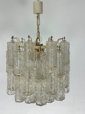 Murano Glass Chandeliers by Venini, Italy, 1970s, Set of 2-OT-1764771