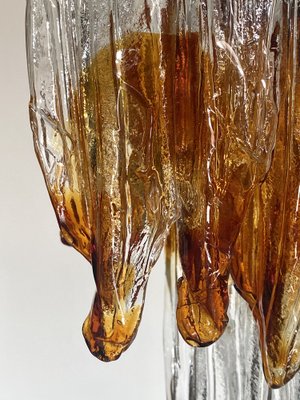 Murano Glass Chandeliers from Mazzega, 1970s, Set of 2-NPC-1729620