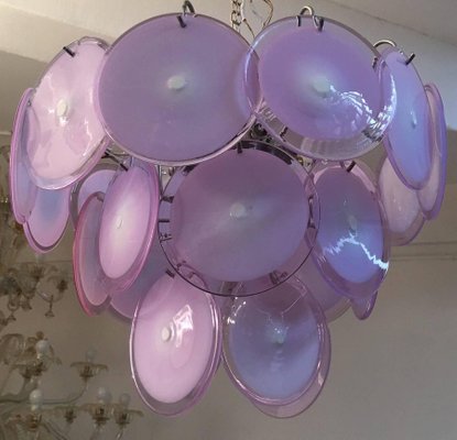 Murano Glass Chandeliers from Vistosi, 1970s, Set of 2-MBH-1032075