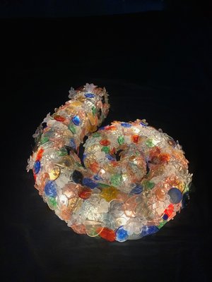 Murano Glass Conchiglia Nautilus Wall Lamp, 1990s-XQC-1269427