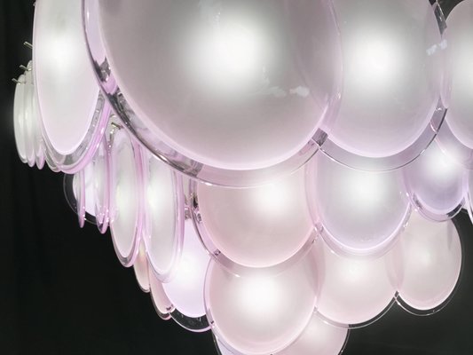 Murano Glass Disc Chandelier in the Style of Vistosi, 1970s-MBH-1032583