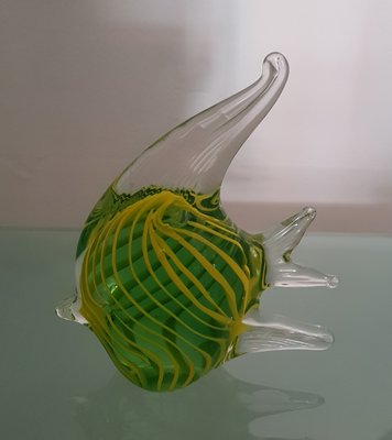 Murano Glass Fish Sculptures, 1950s, Set of 2-QDP-709685