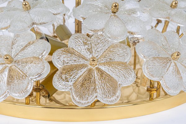 Murano Glass Flower Ceiling Light by Ernst Palme, Germany, 1970s-UGR-1123000