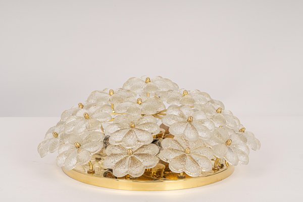 Murano Glass Flower Ceiling Light by Ernst Palme, Germany, 1970s-UGR-1123000