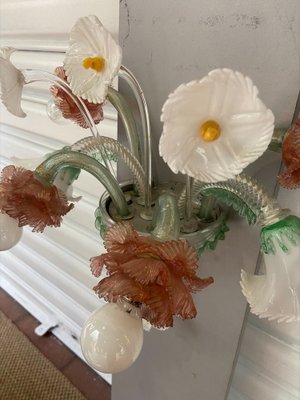 Murano Glass Flower Wall Light, 1960-RJQ-1172239